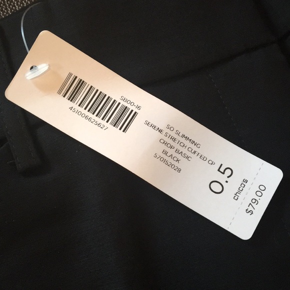 Chico’s So Slimming Crop Pant Black - Picture 5 of 8